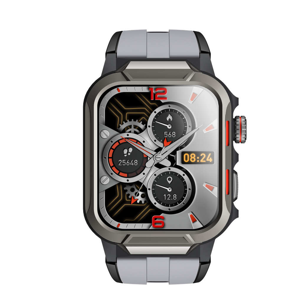 Smart Watch for Men 3ATM Waterproof Smartwatch 1.96 inch screen for Android and iOS Phones Fitness Tracker Watch with 100+ Sports Modes-1