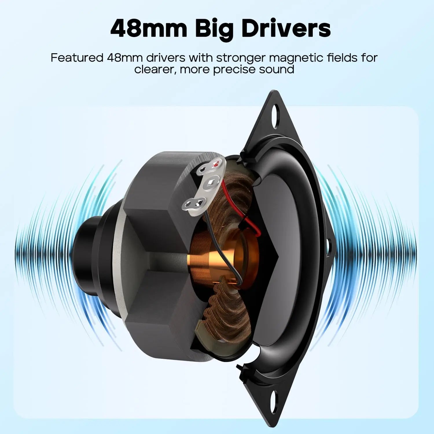 NNEOBA Mini Bluetooth Speake with Waterproof and 12H Playtime (Black)-3