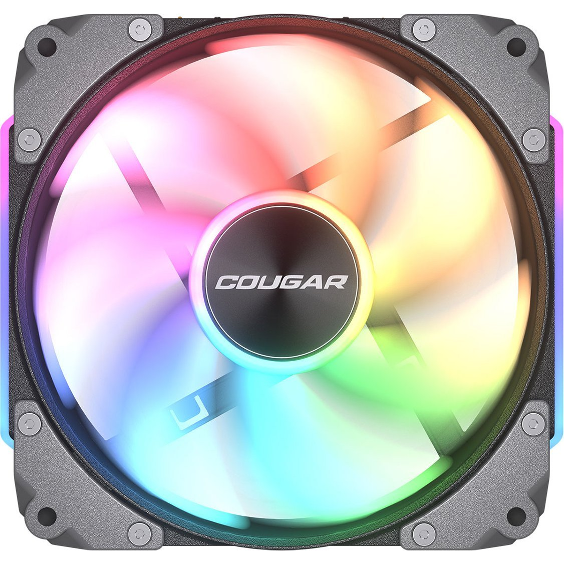 COUGAR Gaming CF-APR12HB-RGB Számítógép ház Ventilátor 12 cm Fekete 1 db (3MAPR12A1.0001)